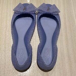 Salvatore Ferragamo Periwinkle Nilly Jelly Sandal Sz 7